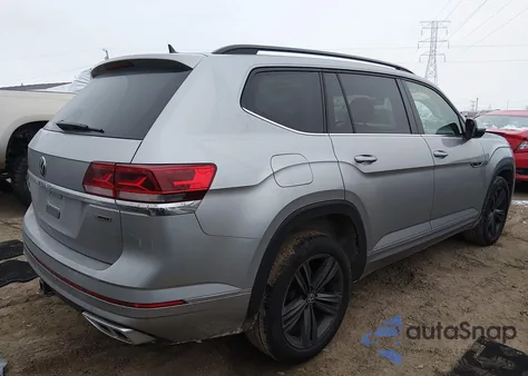 2021 Volkswagen Atlas 3.6L V6 Se W/Technology R-Line from USA, damaged, VIN 1V2RR2CA7MC514833